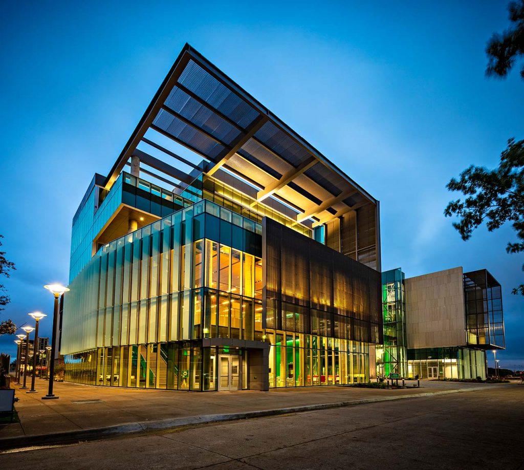 ECSW building at dawn